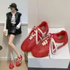 Sapatos Agan, tênis color block 2026, tênis de treino alemão marrom, novos sapatos estilo balé com aumento de 5 cm de altura, femininos marrons estilo retrô com aumento interno de altura