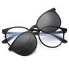 Óculos Magnéticos Clip-On Confortáveis Unisex Hw914 da Jamie, Feitos Sob Medida, para Miopia e Lentes Sem Grau, Adequados para Uso Diurno e Noturno