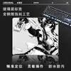 Alfombrilla de Ratón de Vidrio Templado Estilo Anime para E-Sports, Ultra Suave, Resistente al Desgaste, Antiexplosión, Posicionamiento Preciso