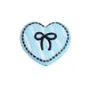 Cuentas de Corazón con Lazo Pintadas en Acrílico Cadena para Teléfono Móvil Llavero DIY Hecho a Mano Colgante para Bolso Accesorios Venta al por Mayor
