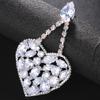AliExpress Explosions Street Rhinestone Love brincos Bohemian Water Drop Pendant brincos Femininos