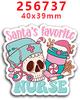 Nuevo parche de resina acrílica con lazo 2023 adorables pegatinas decorativas para refrigerador PR256736