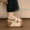 Sandálias Birkenstock de Solado Grosso para Mulheres, Novo Estilo Verão 2026, Chinelos Casuais que Aumentam a Altura para Pessoas Baixinhas, Sandálias Romanas Versáteis para Uso Externo
