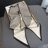 Nuevo Pañuelo de Seda Largo y Estrecho de Alta Gama 2025 para Mujer, Pañuelo Delgado para Combinar con Cuello de Camisa, Cinta de Verano para Atar Bolsas