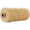 Cuerda Cuerda de Algodón Lino 3 mm de Grosor Cuerda de Algodón Rollo Completo Cuerda para Atar Embalaje Cuerda de Algodón diy Tejido Hecho a Mano Hilo de Algodón de Colores Otro