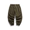 Pantalones Casuales Estilo Universitario Otoño 2021 Nanxia Qiao Ropa Sueltos Ootd Color Sólido Etiquetados en la Pierna Pantalones para Hombre Tendencia