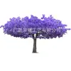 Árbol de Cerezo Artificial Azul para Parque, Parque de Atracciones, Restaurante, Lugar Popular para Fotos, Árbol de Cerezo Artificial Decorativo