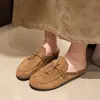 Muller 2026 Estilo Dinero para Personas Perezosas Zapatillas Planas Sin Cordones Nuevas Zapatillas Cerradas para Mujer Uso en Exteriores Otoño Antiguo Versátil