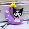 Adornos Grandes y Lindos de Kuromi de Dibujos Animados de Plástico Blando Colgante para Bolsa de Kuromi Decoración para Pastel Regalos para Puesto Callejero de Repostería