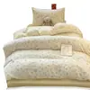 2026 Novo Estilo Fio Bouclé Jogo de Cama de Quatro Peças Conjunto de Três Peças para Cama de Estudante Dormitório Cama de Solteiro Adequado para Todas as Estações e Lavável à Máquina