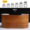 Adesivo de grão de madeira autoadesivo capa de madeira maciça cobrir furos reparar piso madeira borda de porta wrap tira decorativa renovação de guarda-roupa móveis