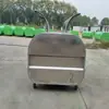 Sanidad exterior cubo de almacenamiento grande de 3 metros cuadrados cubo de basura de hierro de 6 metros cuadrados cubo de basura con brazo de gancho de 8 metros cuadrados salida de fábrica