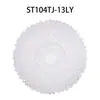 Estilo Europeu Redondo Criativo Malha Simples Estampagem a Quente PVC Jogo Americano Lavável Isolamento Térmico Almofada Doméstica Portátil Tapete Quente