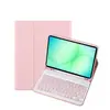 Adequado para Capa Protetora de Tablet Samsung Galaxy S12+ S10Fe+ Capa de Couro com Teclado Bluetooth A11+ com Compartimento para Caneta e Mouse
