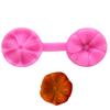 Molde de silicona con forma de hoja y pinza para pastel de chocolate y azúcar, herramienta decorativa para hornear DIY