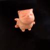 Sándalo Dorado Gato Tsundere Madera Maciza Cebada Misma Serie de TV Gato Dibujo Animado Lindo Regalo Pariente Talla en Madera Gato Celebridad de Internet Gato