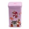 Caja de Hierro Fábrica Personalizada Hojalata Tieguanyin Pu'Er Empaque Caja de Hierro Cuadrada Tapa Abatible Empaque de Té Caja de Hierro