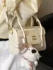 Bolso Retro Simple Estilo Coreano Bolso Cuadrado Pequeño Bolso de Mujer 2026 Primavera Nuevo Estilo Bolso de Hombro Único Cruzado con Textura para Mujer
