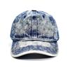 Novo boné de beisebol de algodão lavado Cabeça grande masculina e feminina Wai Wide Brim Denim Old Style Cap Cross-border American Sunhat