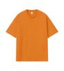 Camiseta de Manga Corta para Hombre de Algodón Puro 250g Talla Us Transfronteriza, Camiseta de Marca Moderna de Color Sólido Holgada, Ropa de Trabajo Unisex, Disponible Impresión de Logo Personalizado