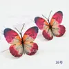 Borboleta Colorida 3D Simulada Grande de Tecido DIY Grampo de Cabelo Adorno de Cabeça para Estilo Antigo Hanfu Fotografia de Casamento Decoração