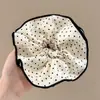 Novo modelo 2026 scrunchie de cetim preto para mulheres, elástico de cabelo de alta qualidade, elástico elegante para rabo de cavalo baixo, acessório de cabelo estilo casual