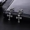 Aretes de Acero de Titanio para Hombres, Pinzas para Orejas con Borlas Estilo Punk para Mujeres, Aros para Orejas Unisex Sin Perforación, Accesorios de Acero Inoxidable