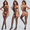 Lingerie sexy quente terno de paixão feminino meias de rede transparentes sexy para comércio exterior com abertura uniforme europeu e americano Amazon