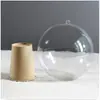 4-40cm Bola Acrílica Bola Transparente Bola de Plástico Cubierta de Bola Decoración de Pastel Bola Transparente Bola Hueca Carcasa de Bola Colgante Metabo