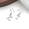 1 Peça de Pingente de Letra Colorido Eletrodepositado de Longa Duração, Estilo Coreano Acessórios de Joia DIY, Pingente de Liga, Brinco, Colar, Kit de Material Artesanal