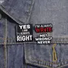 Broche de metal con letra de dibujos animados europeos y americanos, accesorio Joker creativo para ropa y bolsos, venta al por mayor