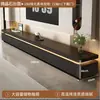 Mueble de TV de doble capa de madera maciza para sala de estar, nuevo modelo 2026, combinación moderna y simple de mesa de café y mueble de TV para apartamento pequeño