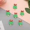 Accesorios Navideños de Resina Brillante Árbol de Navidad Viejo Regalo Muñeco de Nieve Pegamento Crema Funda para Teléfono Horquilla Material para Joyería