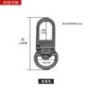 Accesorios de herrajes para bolsos hebilla colgante cadena para correa de hombro hebilla de langosta engrosada cadena para bolso bandolera gancho metálico hebilla