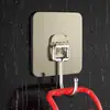 Ganchos adesivos sem furos, ganchos transparentes grandes de parede, pregos sem marca para cozinha e banheiro, adesivo forte, adesivos sem pregos.
