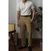 Venda Direta da Fábrica Tops de Malha de Seda Gelada para Homens, Moda Masculina de Luxo Acessível de Verão Camisas Polo de Manga Curta com Meio Zíper