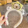 Nueva Diadema de Felpa de Dibujos Animados, Para Tomar Fotos de Niña en Parque de Atracciones, Pasador Lindo, Pinza Dulce para el Cabello, Diadema para Maquillaje y Lavado de Cara