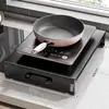 Prateleira de Armazenamento para Cozinha Tampa de Fogão a Gás de Aço Carbono Utensílios de Cozinha Suporte para Tampo de Fogão a Gás Fogão de Indução Prateleira de Bancada