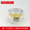 Caixa de Almoço de Folha de Alumínio Espessa para Hot Pot Descartável Zhongying, Tigela de Folha de Estanho Resistente a Altas Temperaturas, Caixa Bento para Levar, Utensílios de Cozinha para Embalagem Comercial