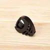 Caja para púas de guitarra al por mayor caja para púas de guitarra caja para púas con forma de corazón negro puro caja para púas triangular pequeña