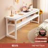 Escritorio Doble Largo Estudiante Hogar Dormitorio Aprendizaje Escritura Casa de Alquiler Mesa de Computadora Rectangular Mesa Estrecha de Pared