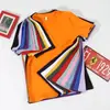 Nueva camiseta de algodón 100% de hilo doble, cuello redondo, manga corta, 40 hilos, 210g, camiseta publicitaria, uniforme de grupo, uniforme de clase, ropa de trabajo, logo impreso