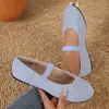 Nuevo Modelo de Verano 2026: Zapatos Casuales Cómodos para Mujer de Talla Grande, Diseño de Una Correa, Talla Única