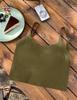 Camisola Curta Feminina com Bojos, Roupa Externa de Verão, Fina e Respirável
