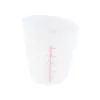 Copo Medidor de Silicone 125ml 250ml 500ml conjunto de três peças visual semitransparente copo medidor de escala dupla ferramenta de panificação