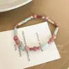 Pulseira de Pedras Shoushan com Contas para Mulheres Verão Nicho Design Fresco DIY Contas Soltas Fio Acessórios Pulseira Atacado