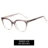 92603 Nuevos Armazones de Gafas Negros Europeos y Americanos para Mujer Se Pueden Equipar con Grado de Miopía Transfronterizo Anti-Luz Azul Fábrica de Gafas Venta al por Mayor