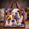 2026 Nueva Serie Transfronteriza de Cachorros Estampado Digital Bolso de Hombro Acolchado de Moda