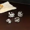 Brinco de Argola com Brilho Diamante e Pérola de Alta Qualidade para Mulheres, Design Versátil de Nicho de Luxo Leve, Brincos de Temperamento, Acessórios de Orelha Mais Vendidos