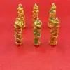 Colgante de Pilar de Dragón Chapado en Oro Puesto Colgante de Dragón con Incrustaciones de Oro Jade Imitación Jade Hetian Pilar de Dragón Pan Regalo Collar de Pareja Dorado